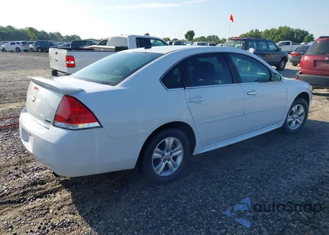 2012 Chevrolet Impala Ls из США, поврежденный, VIN 2G1WF5E35C1261103